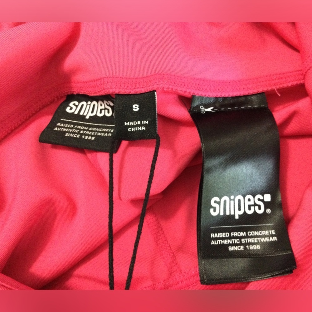 Snipes Women's Pink Biker Short with Mesh Insets Size S - Picture 3 of 7